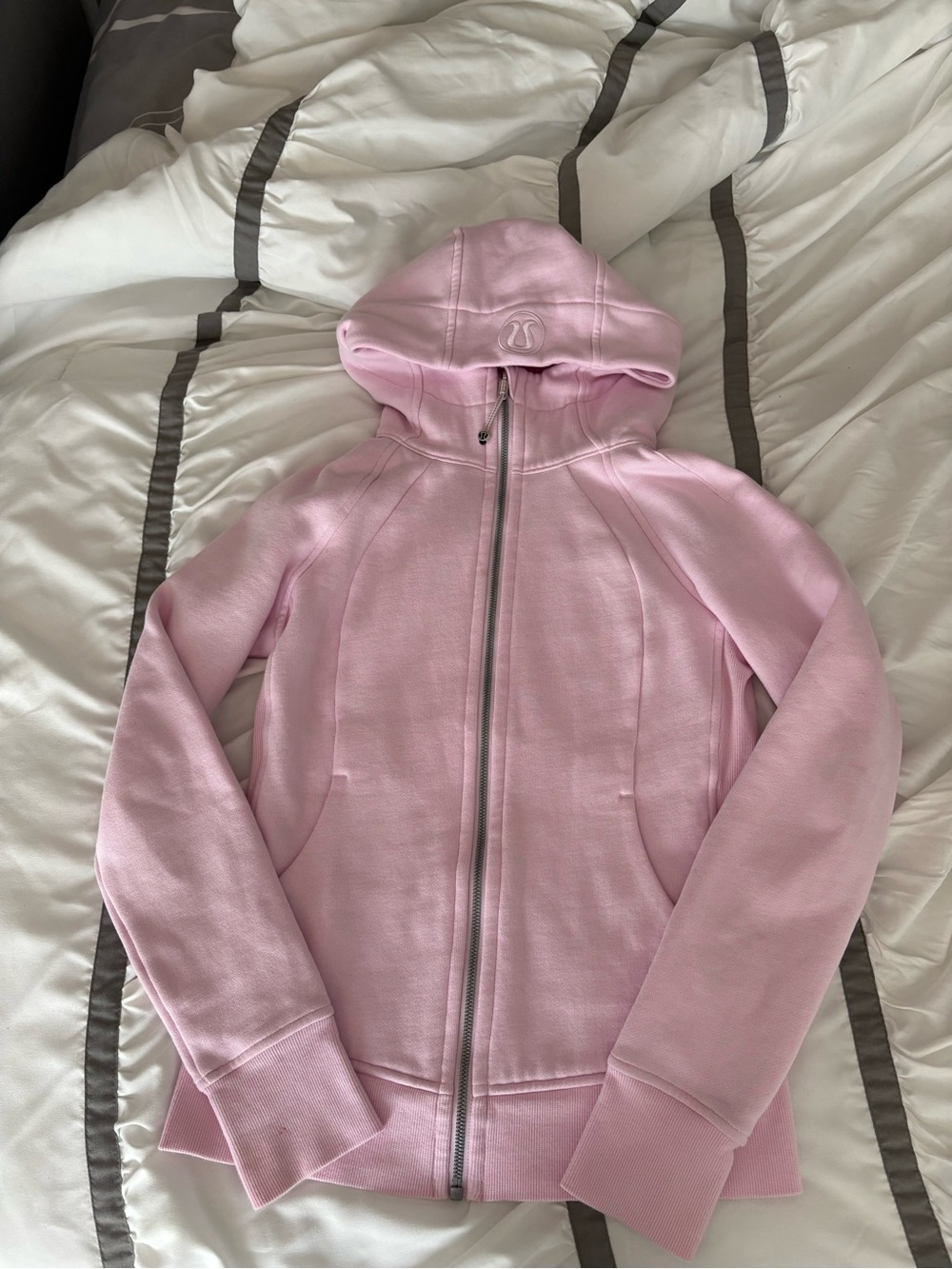 lululemon athletica Light Pink Full-Zip Hoodie Jacket